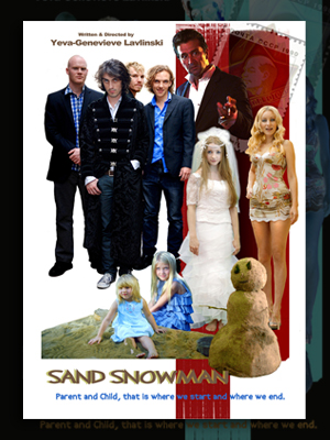 Sand Snowman